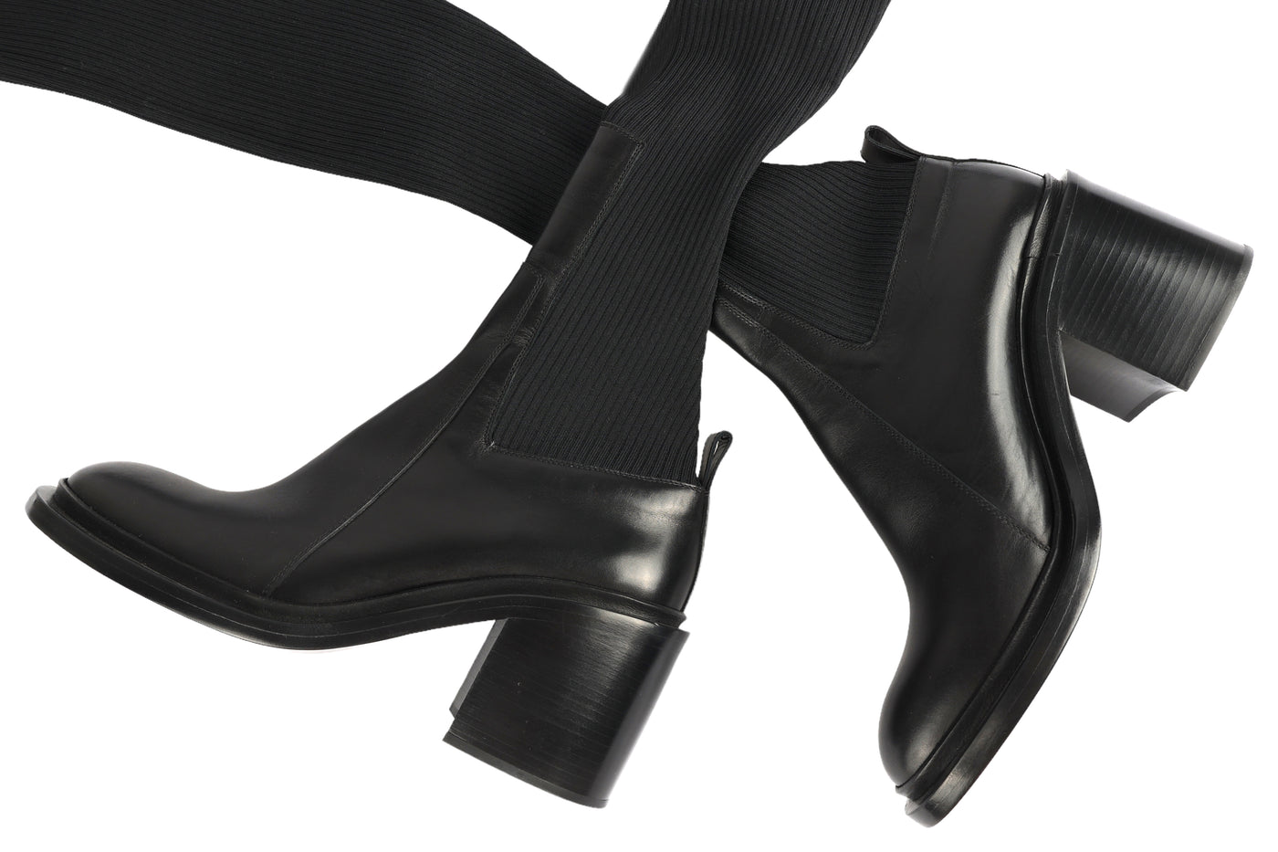 JIL SANDER LEATHER BOOTS