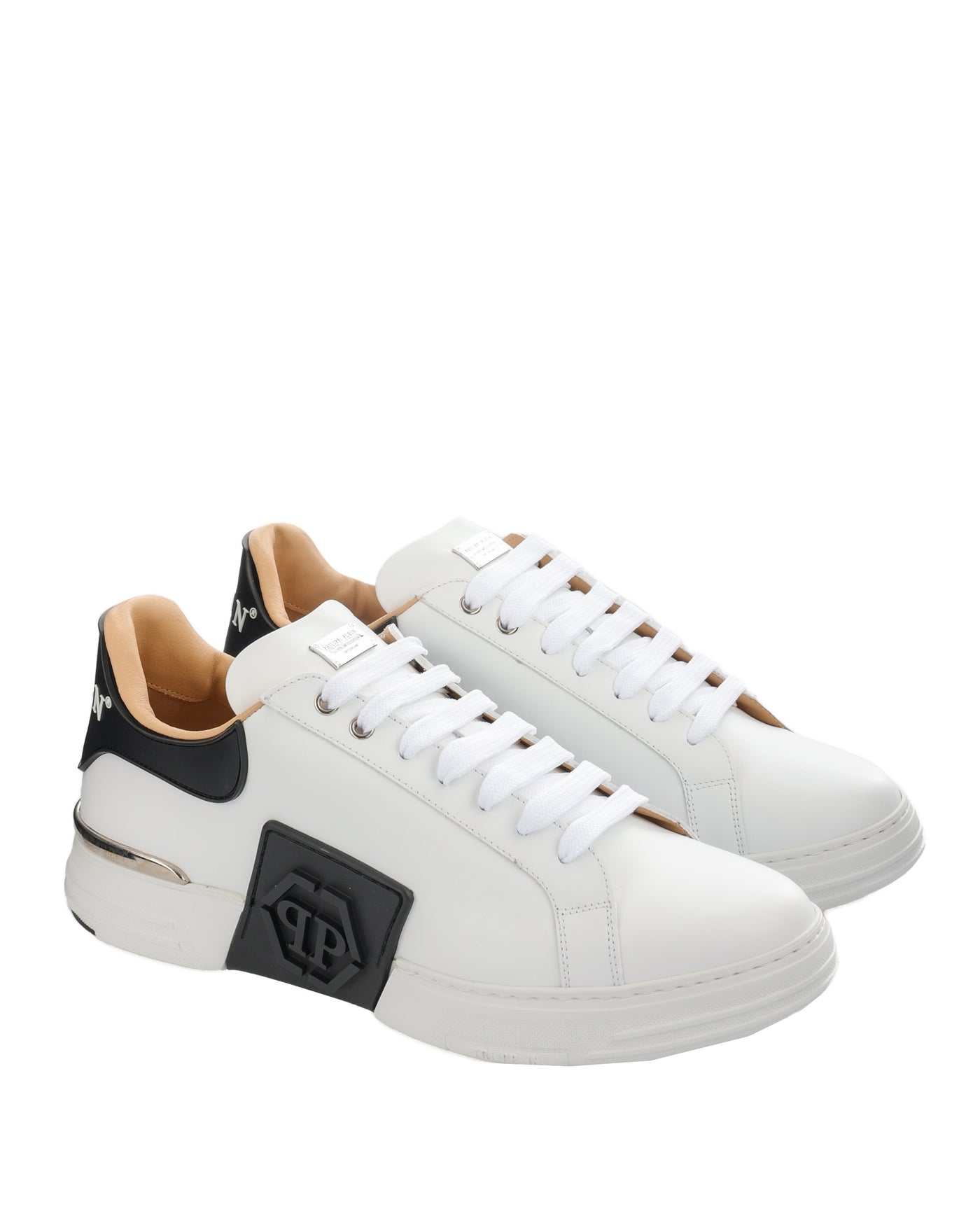 PHILIPP PLEIN WHITE SNEAKERS 