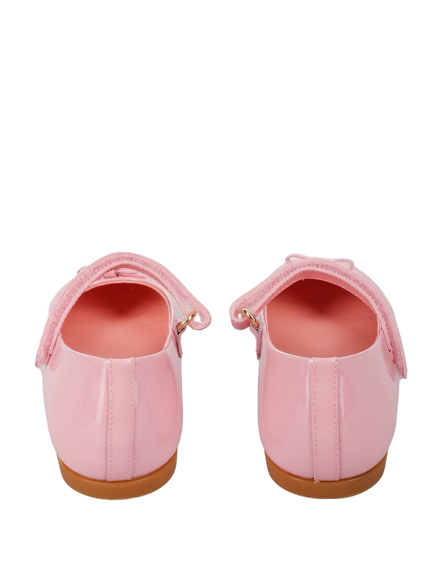 DOLCE & GABBANA KIDS LEATHER BALLERINAS