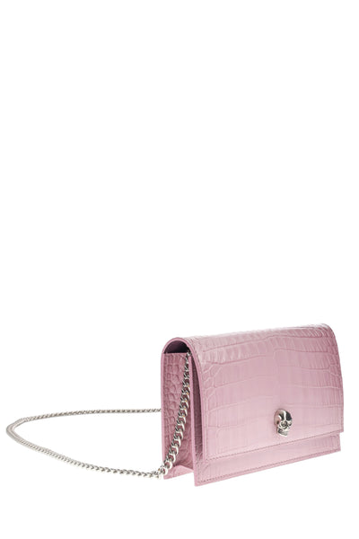 ALEXANDER MCQUEEN SKULL LILAC SHOULDER BAG 