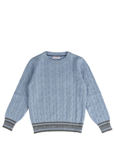 BRUNELLO CUCINELLI KIDS CACHEMIRE PULLOVER