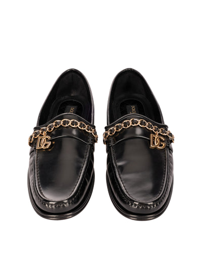 DOLCE & GABBANA LEATHER LOAFERS