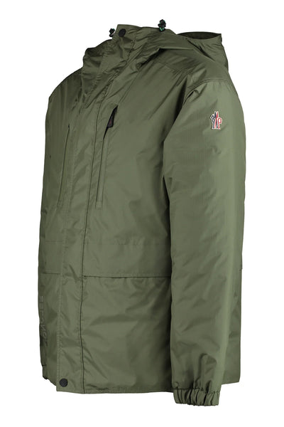 MONCLER GRENOBLE LEUK DAY-NAMIC GREEN DOUBLE FACED DOWN JACKET 