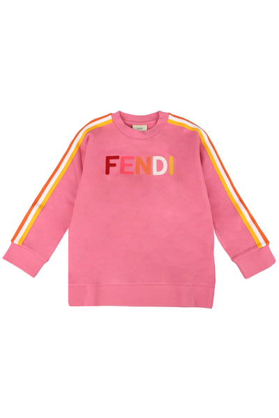 FENDI KIDS SWEATSHIRT WITH LOGO