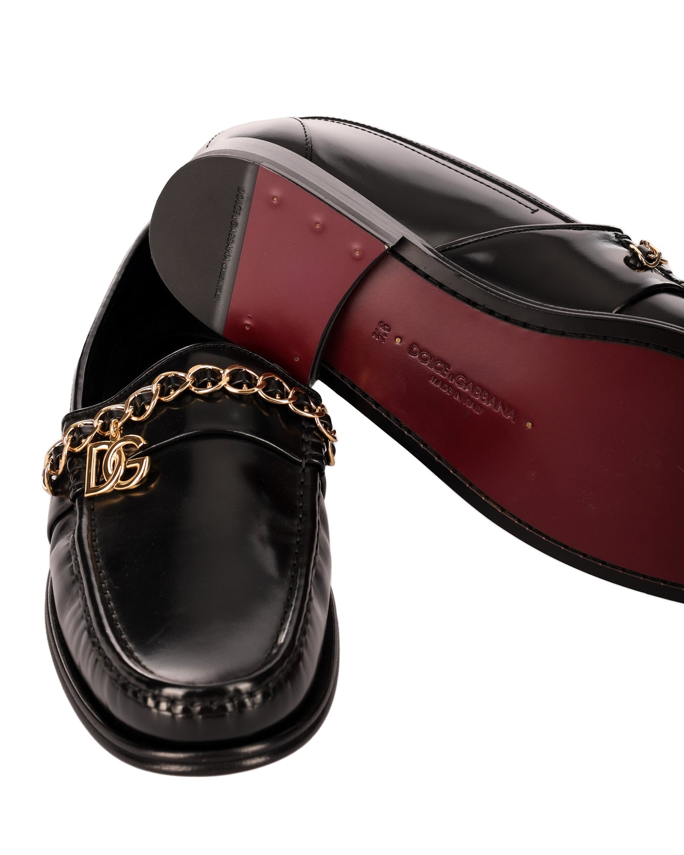 DOLCE & GABBANA LEATHER LOAFERS