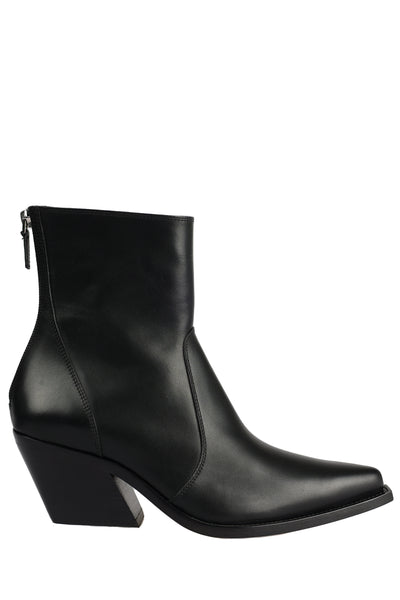 GIVENCHY LEATHER COWBOY ANKLE BOOTS