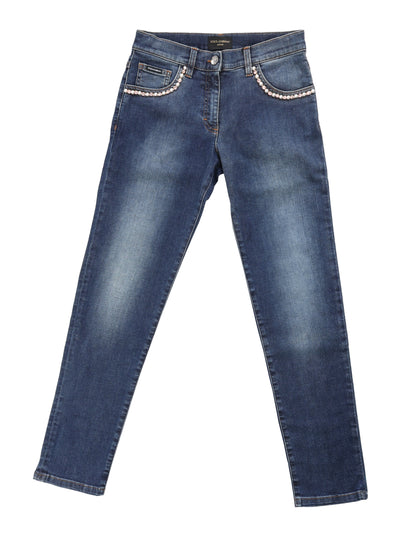 DOLCE & GABBANA KIDS JEANS PANTS