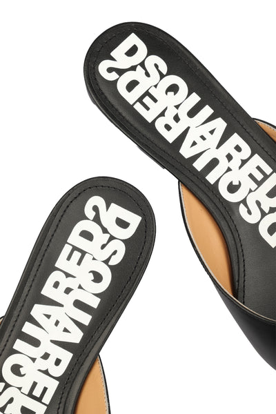 DSQUARED2 LEATHER SANDALS