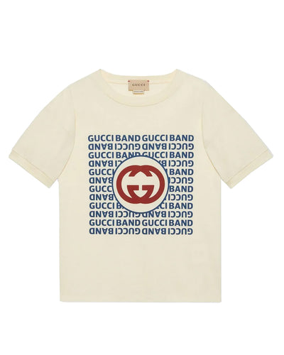 GUCCI KIDS INTERLOCKING G T-SHIRT