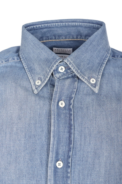 BRUNELLO CUCINELLI DENIM SHIRT