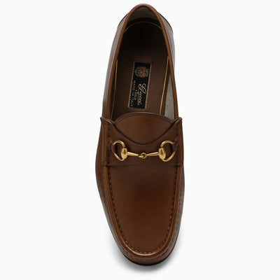 GUCCI BROWN MOCCASINS 1953 WITH HORSEBIT