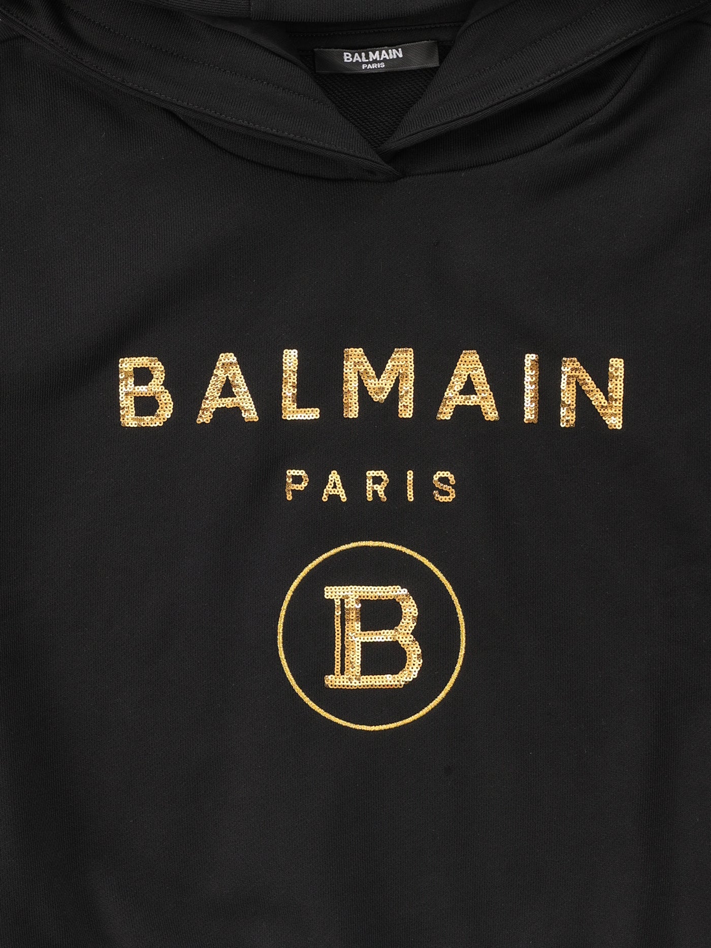 BALMAIN KIDS SWEATSHIRT WITH HOOD