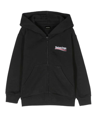 BALENCIAGA ZIPPED HOODIE POLITICAL CAMPAIGN