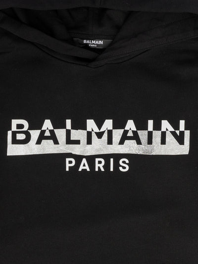 BALMAIN KIDS SWEATSHIRT WITH HOOD