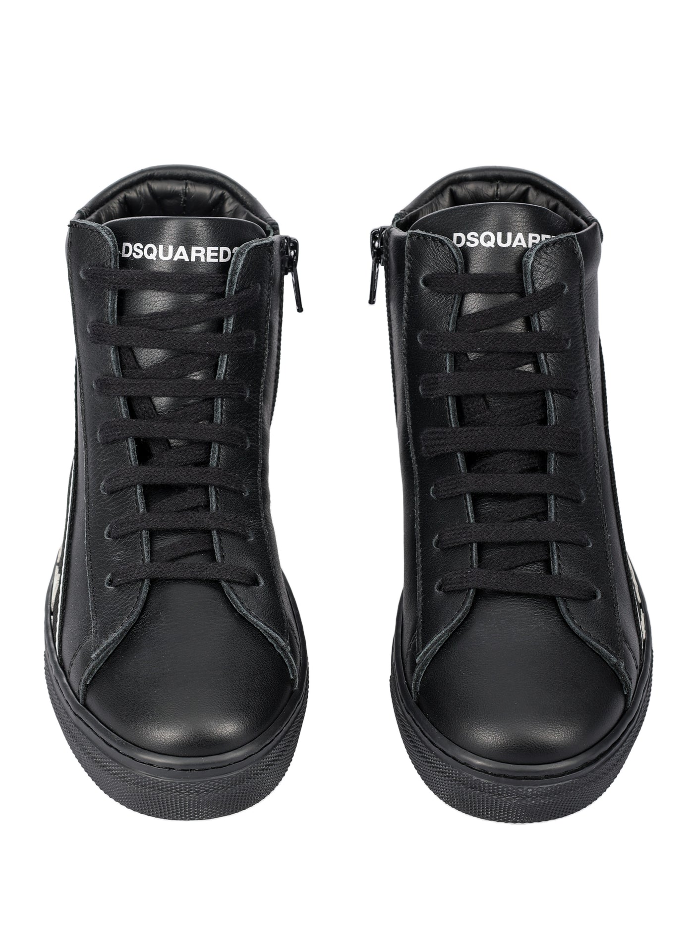 DSQUARED2 KIDS LEATHER SNEAKERS