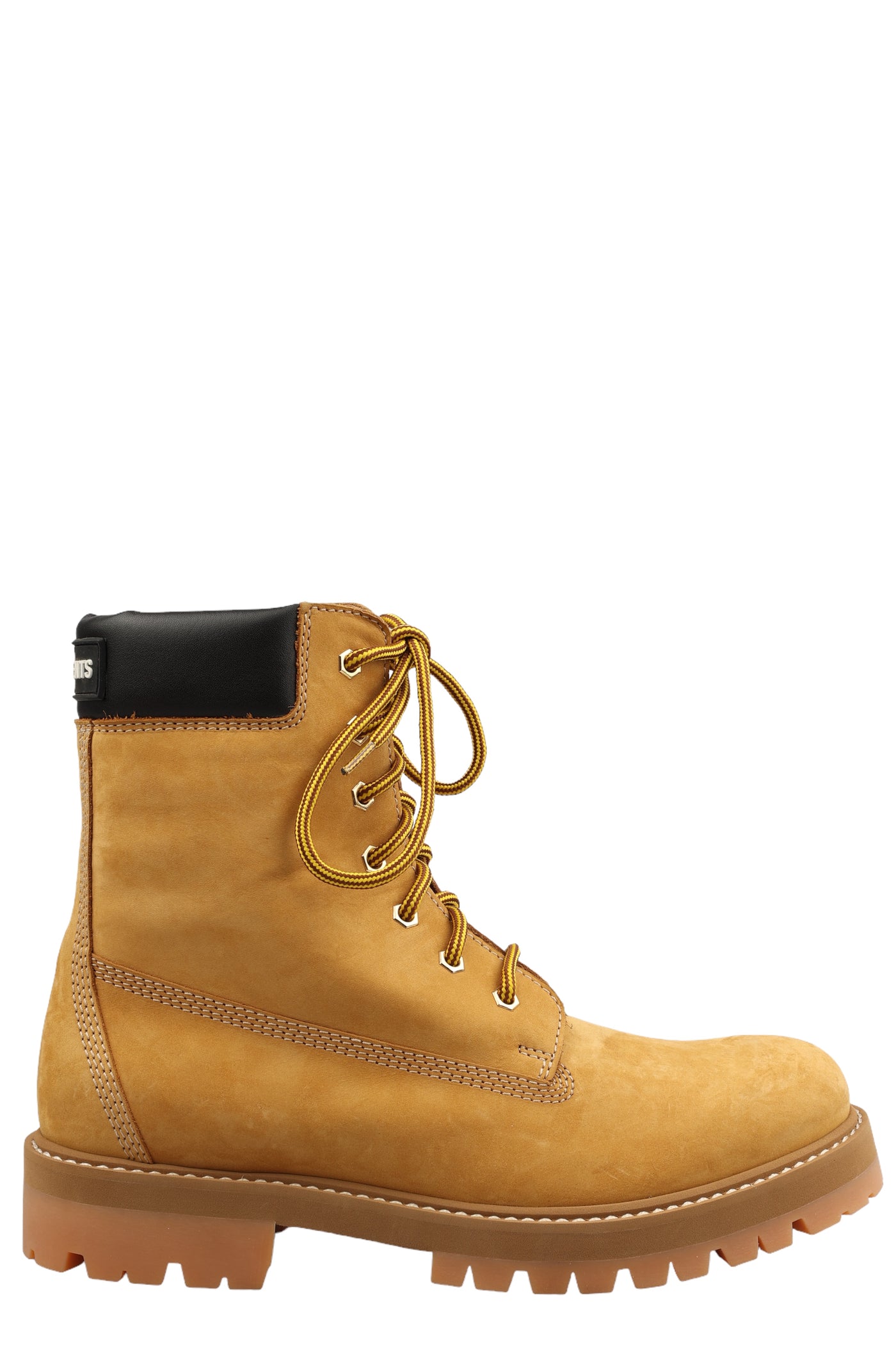 VETEMENTS LEATHER BOOTS