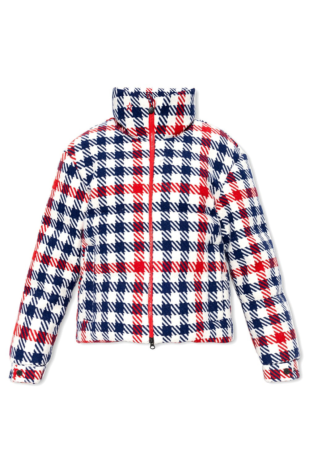 PERFECT MOMENT STAR GINGHAM POLYWOOL JACKET