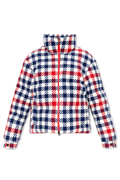 PERFECT MOMENT STAR GINGHAM POLYWOOL JACKET