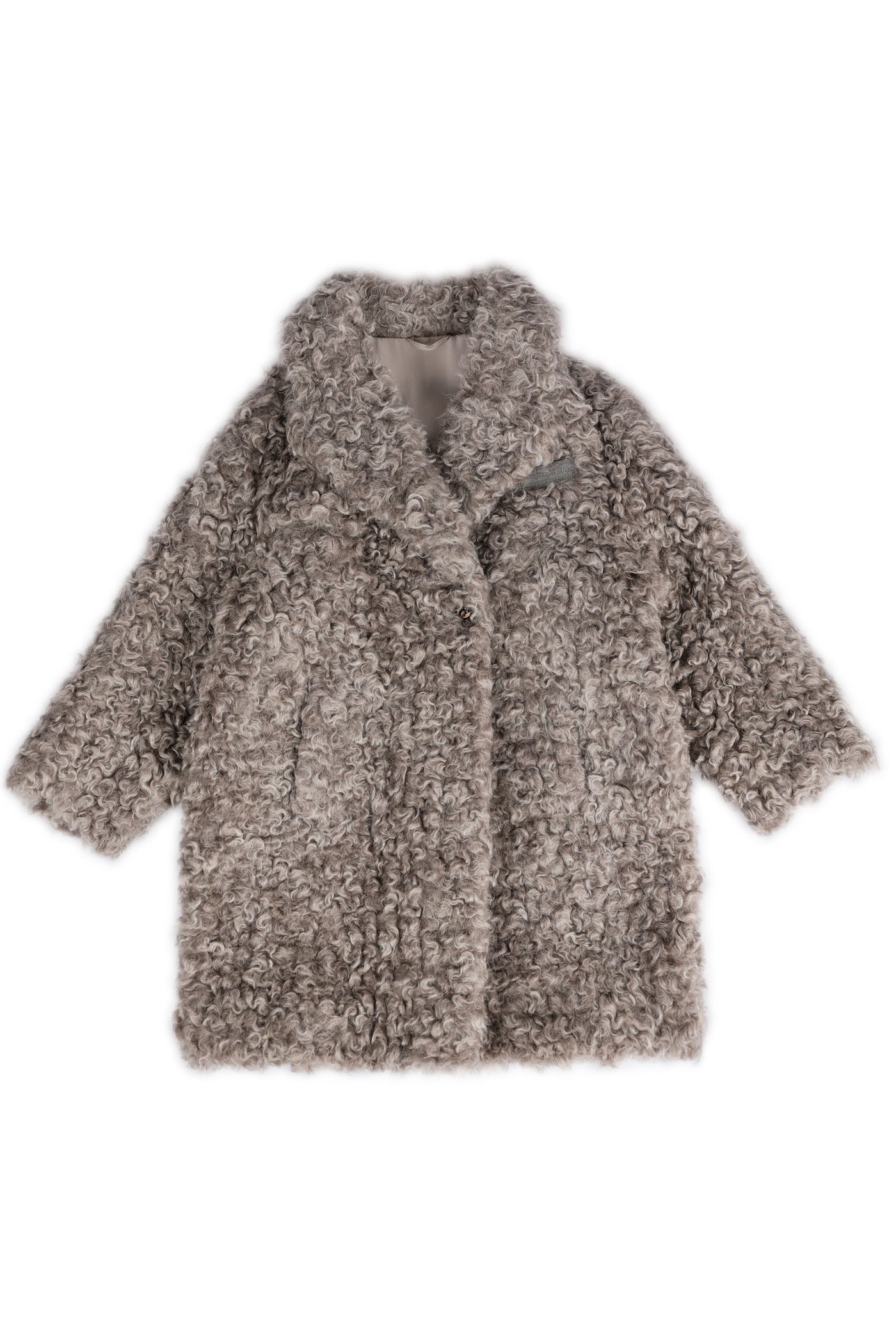 BRUNELLO CUCINELLI KIDS WOOL COAT