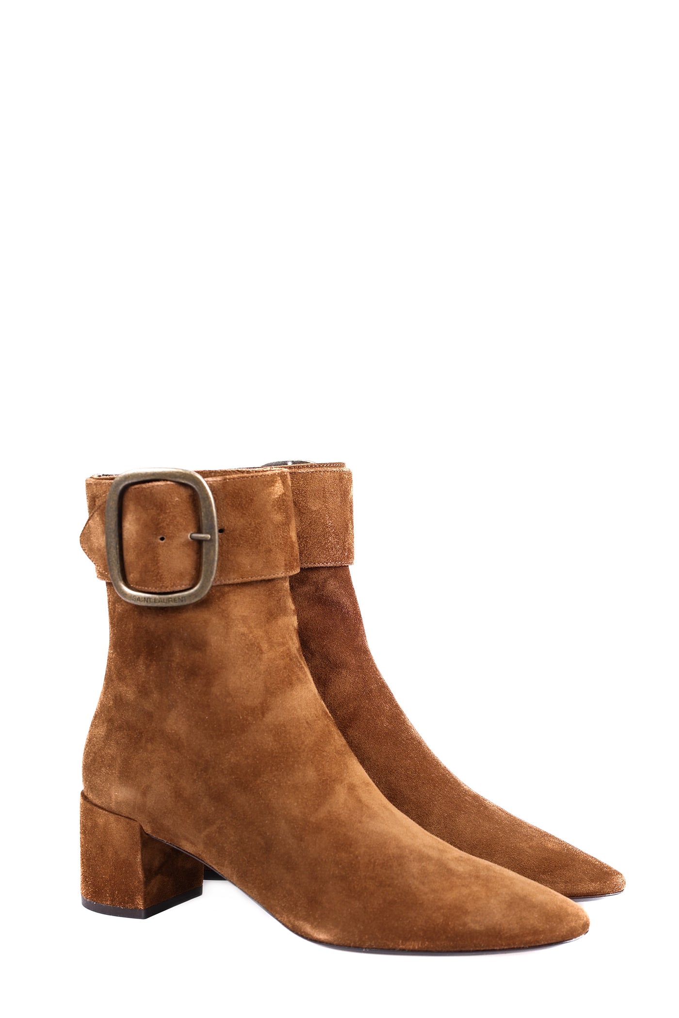 SAINT LAURENT JOPLIN LEATHER ANKLE BOOTS