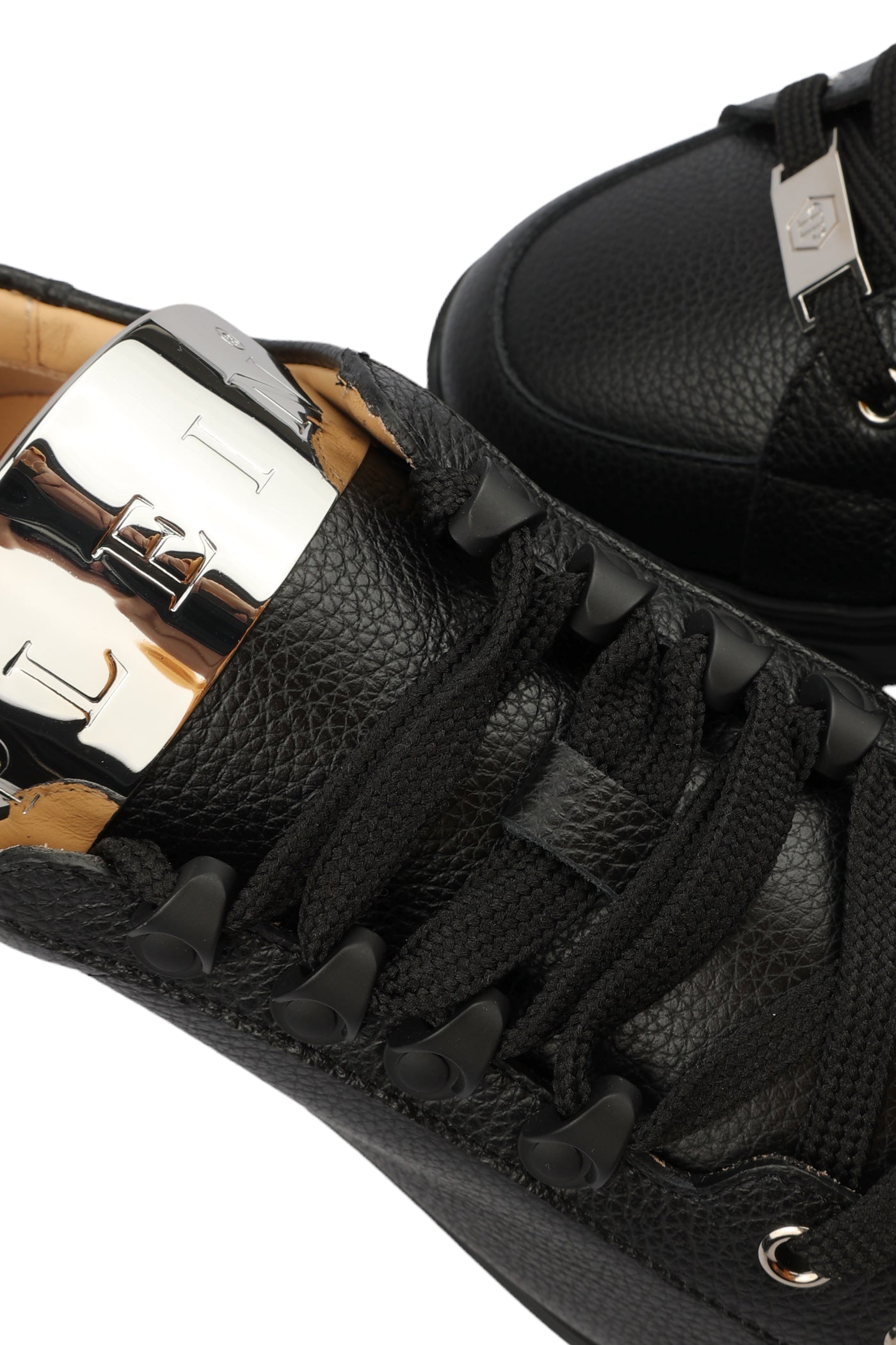 PHILIPP PLEIN LEATHER SNEAKERS