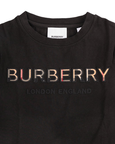 BURBERRY KIDS T-SHIRT WITH LOGO