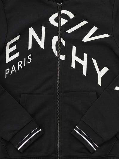 GIVENCHY KIDS SWEATSHIRT WITH ZIP & HOOD