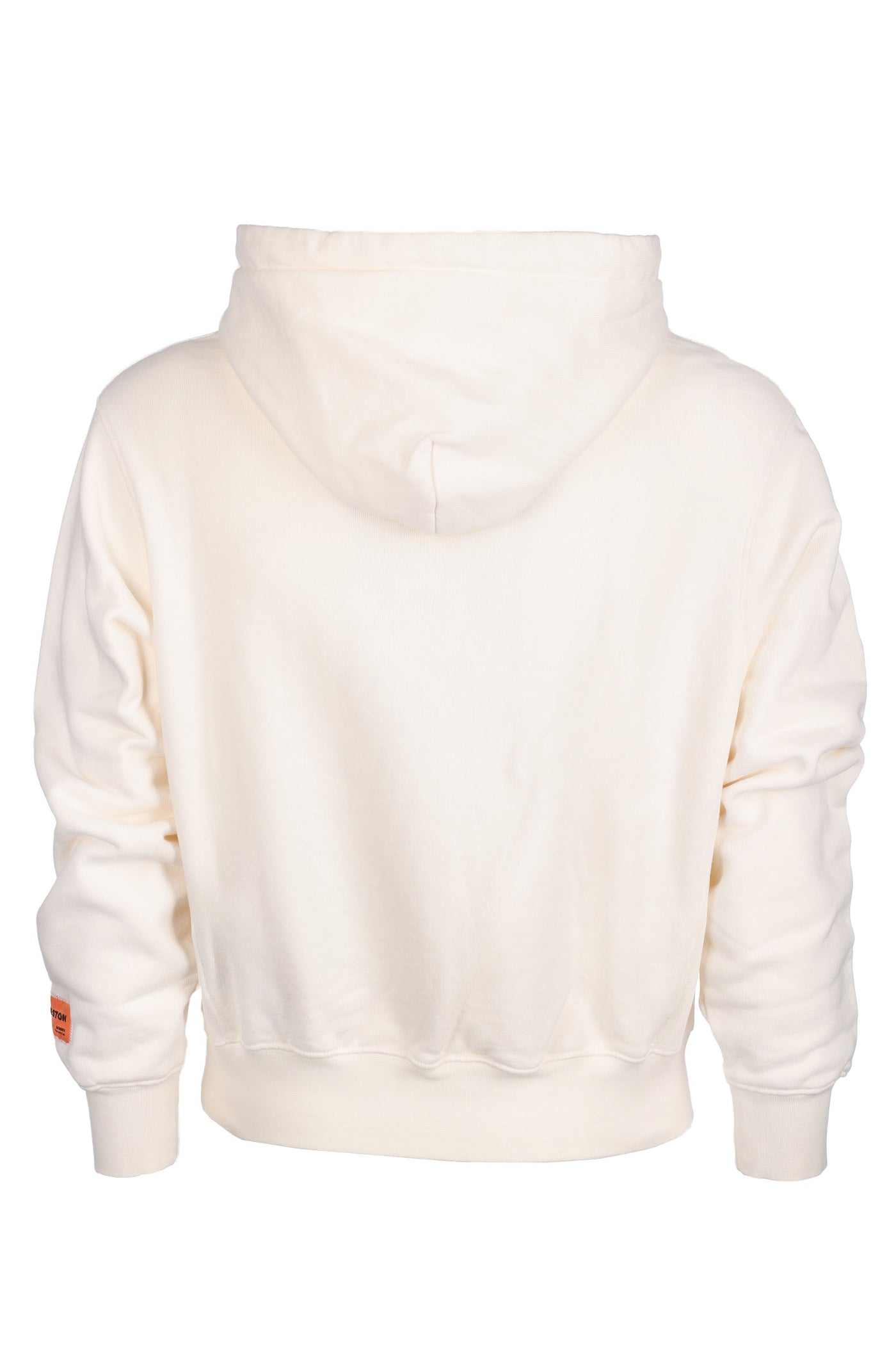 HERON PRESTON WHITE HOODED SWEATSHIRT 