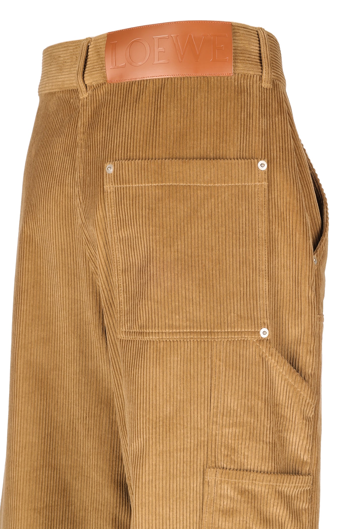 LOEWE CORDUROY PATCH TROUSERS