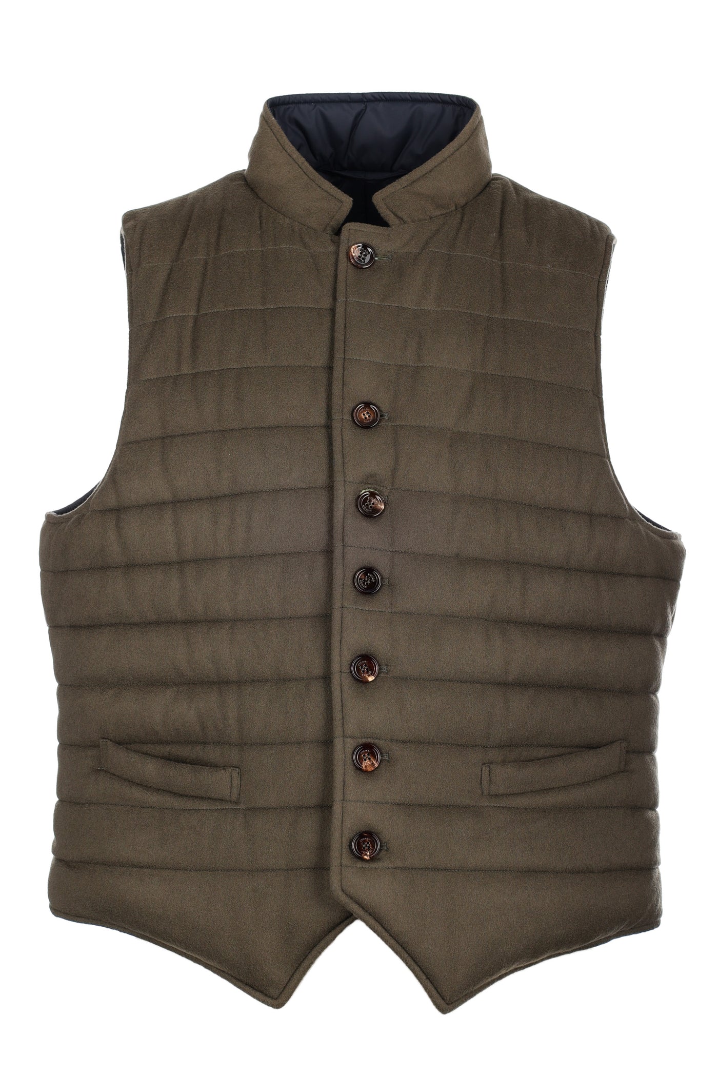 KIRED BY KITON DOUBLE FACED GILET JACKET