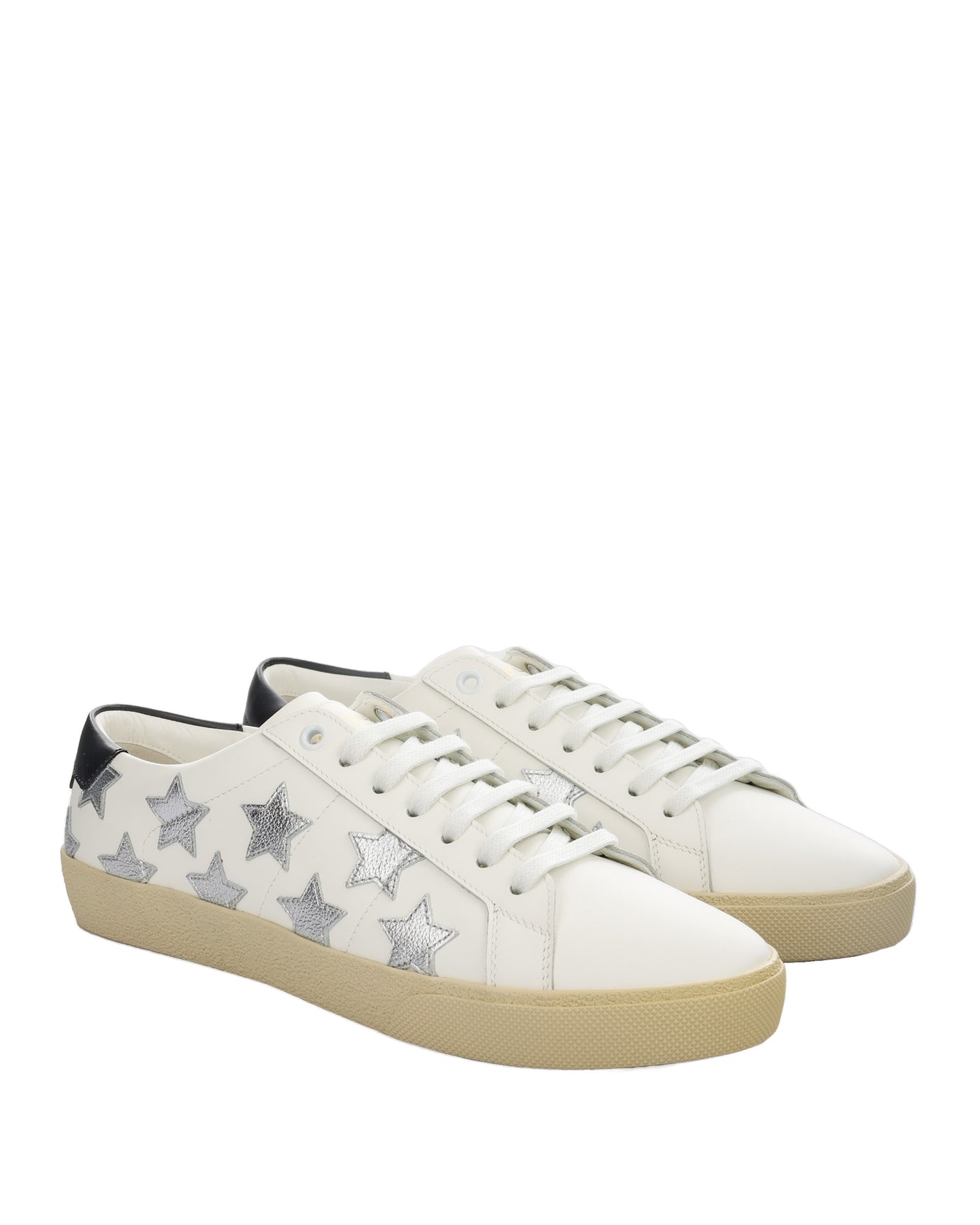 SAINT LAURENT COURT CLASSIC SL/06 LEATHER SNEAKERS