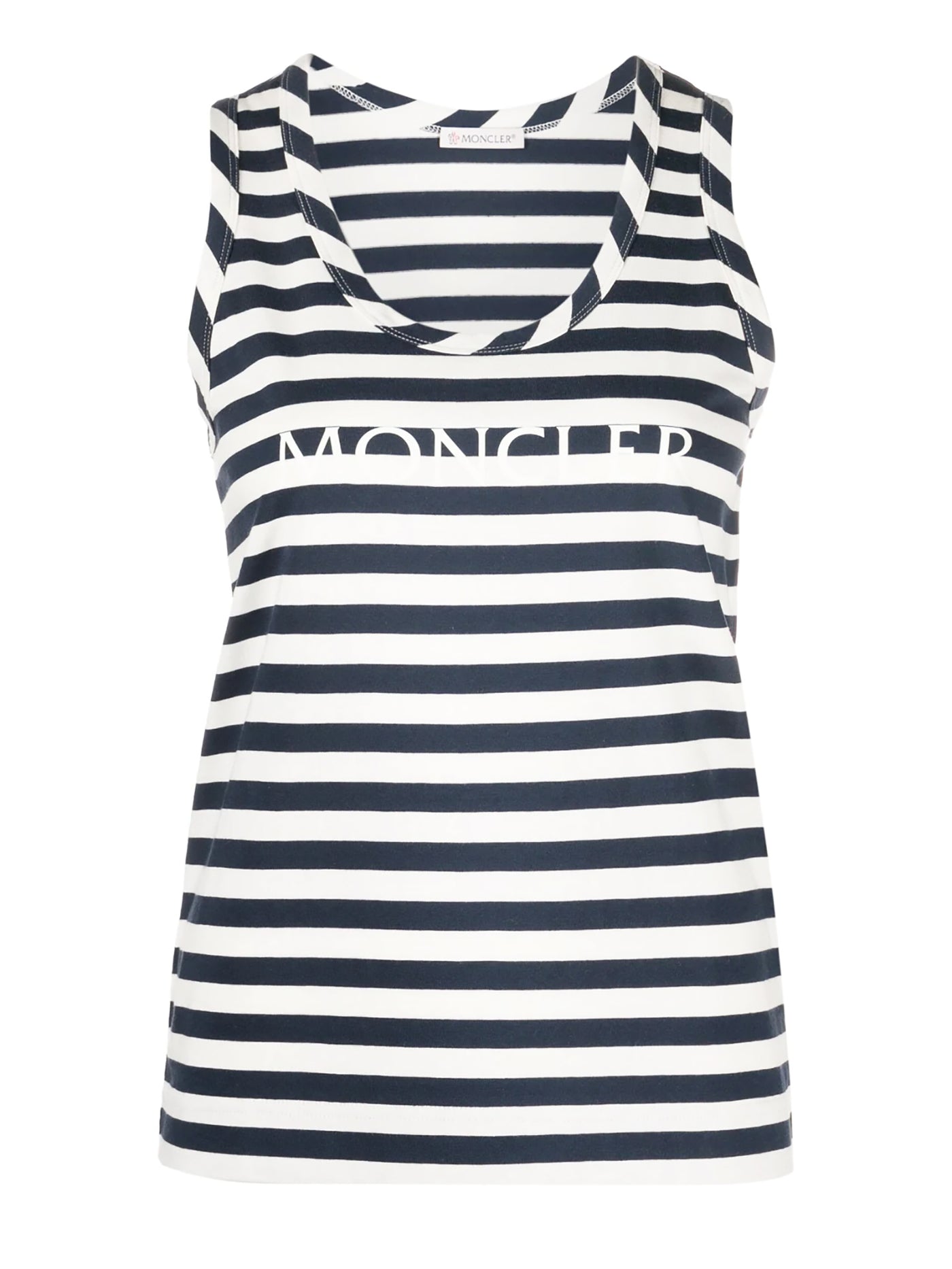 MONCLER BLUE STRIPED TANK TOP 