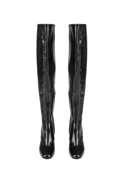 SAINT LAURENT LEATHER BOOTS