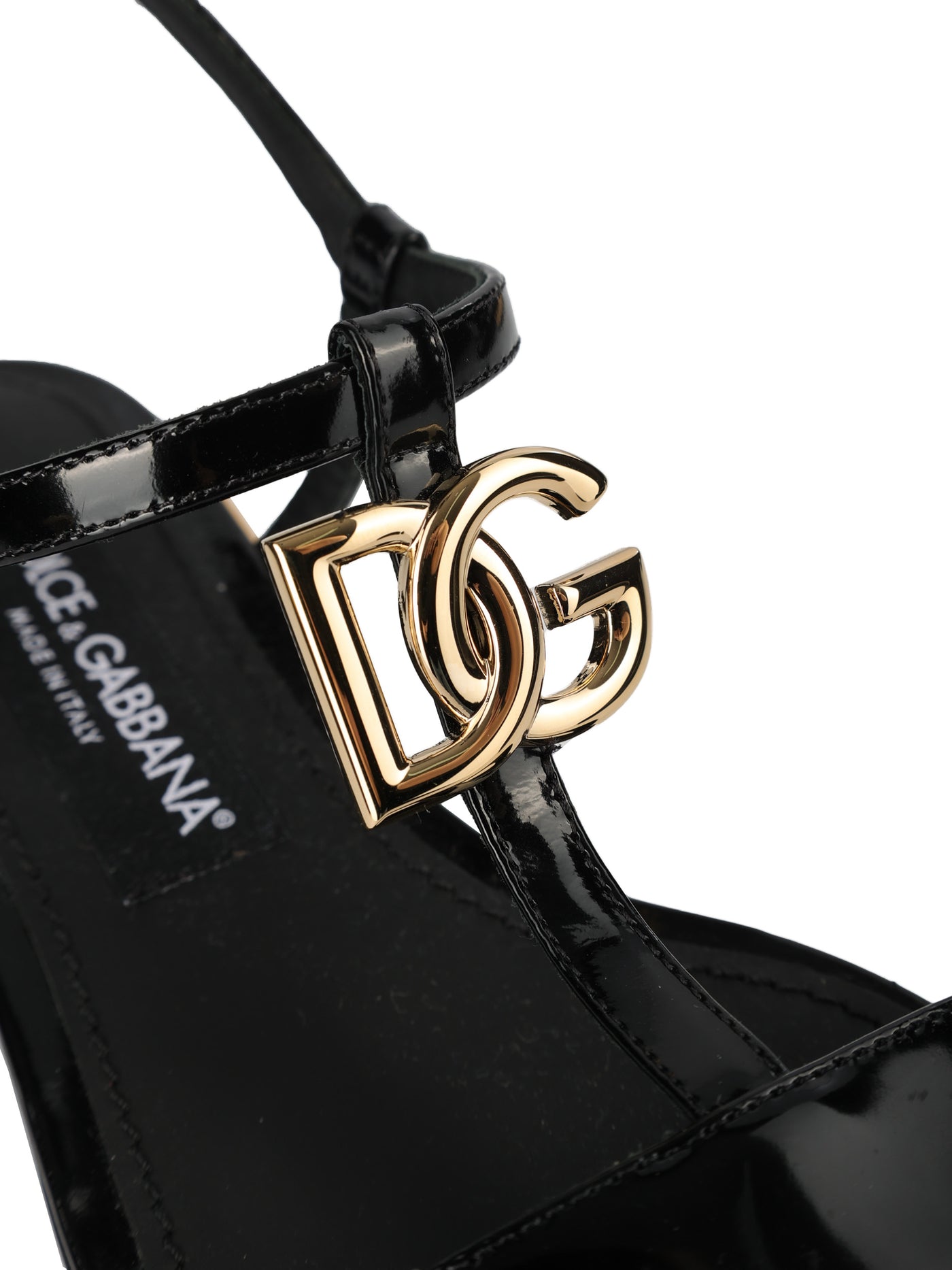 DOLCE & GABBANA BLACK SANDAL