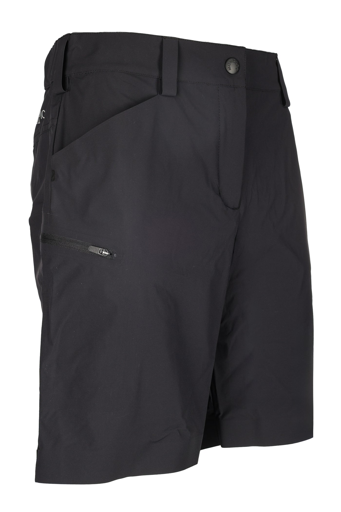 MONCLER GRENOBLE BLACK BERMUDA SHORTS