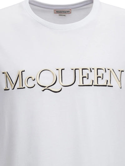 ALEXANDER MCQUEEN EMBROIDERED LOGO T-SHIRT