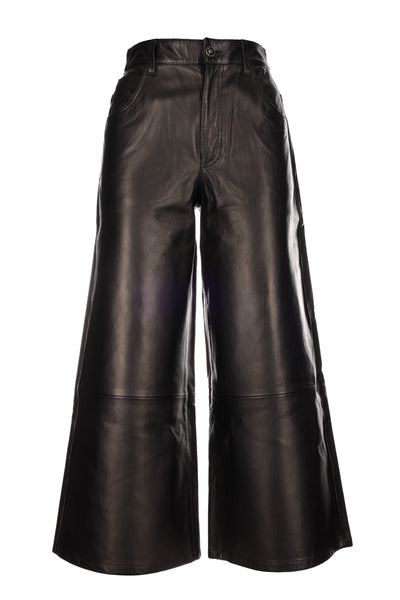 ETRO LEATHER TROUSERS