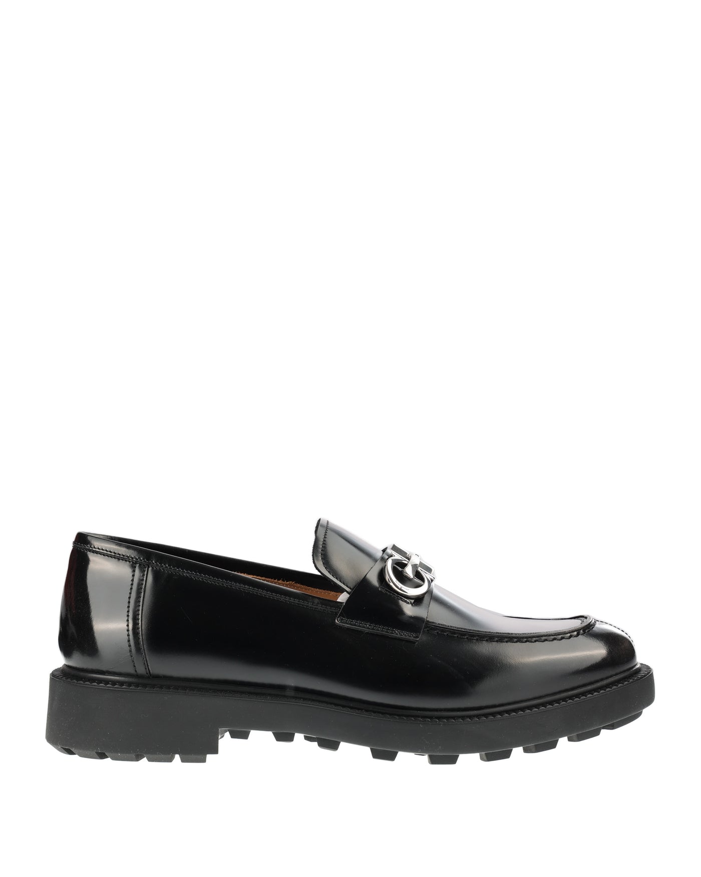 SALVATORE FERRAGAMO BLACK LOAFERS 