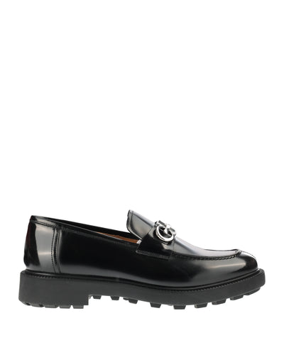 SALVATORE FERRAGAMO BLACK LOAFERS