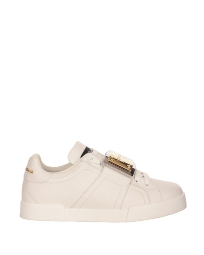 DOLCE & GABBANA LEATHER SNEAKERS