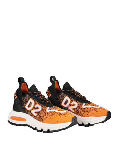 DSQUARED2 ORANGE SNEAKERS 