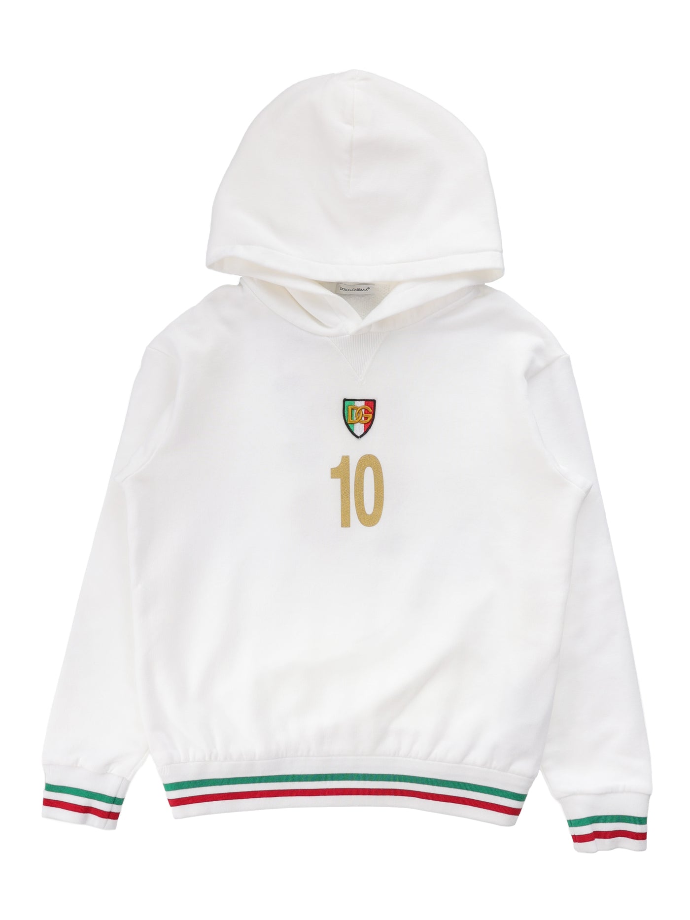 DOLCE & GABBANA KIDS SWEATSHIRT WITH HOOD