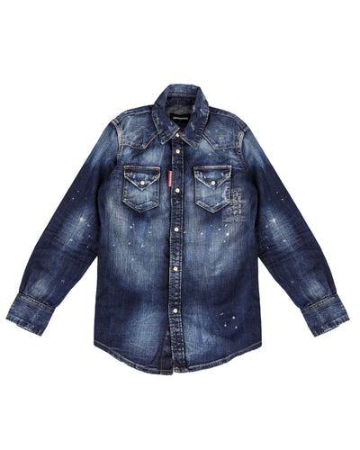 DSQUARED2 KIDS DENIM SHIRT