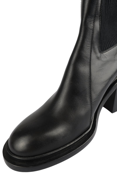 JIL SANDER LEATHER BOOTS