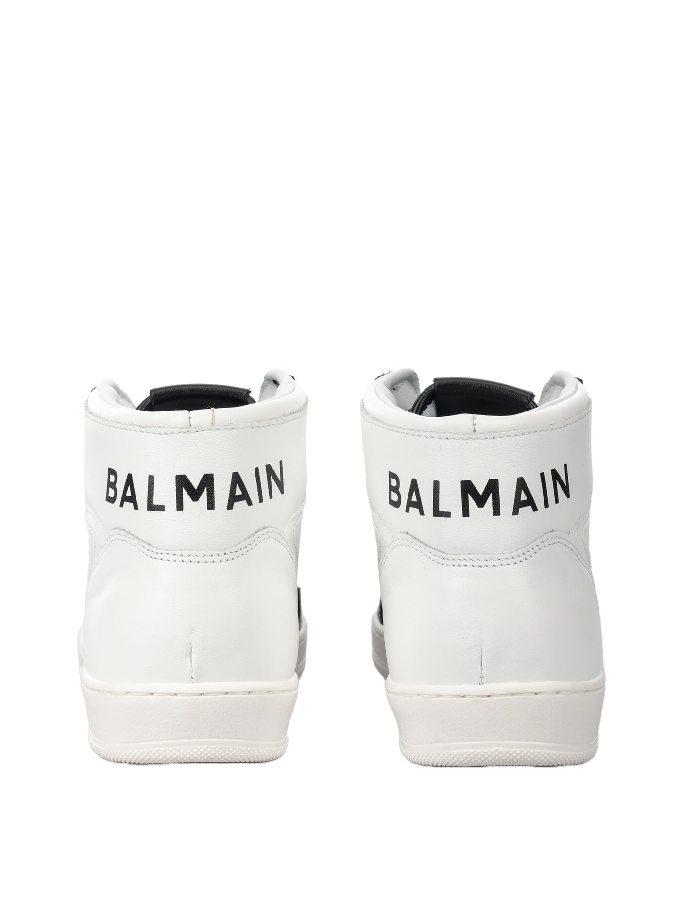 BALMAIN KIDS LEATHER SNEAKERS