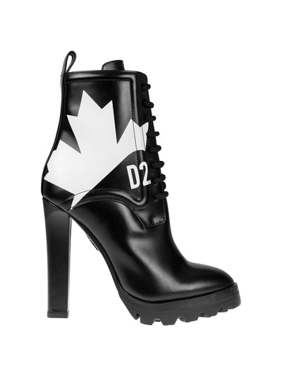 DSQUARED2 LEATHER ANKLE BOOTS