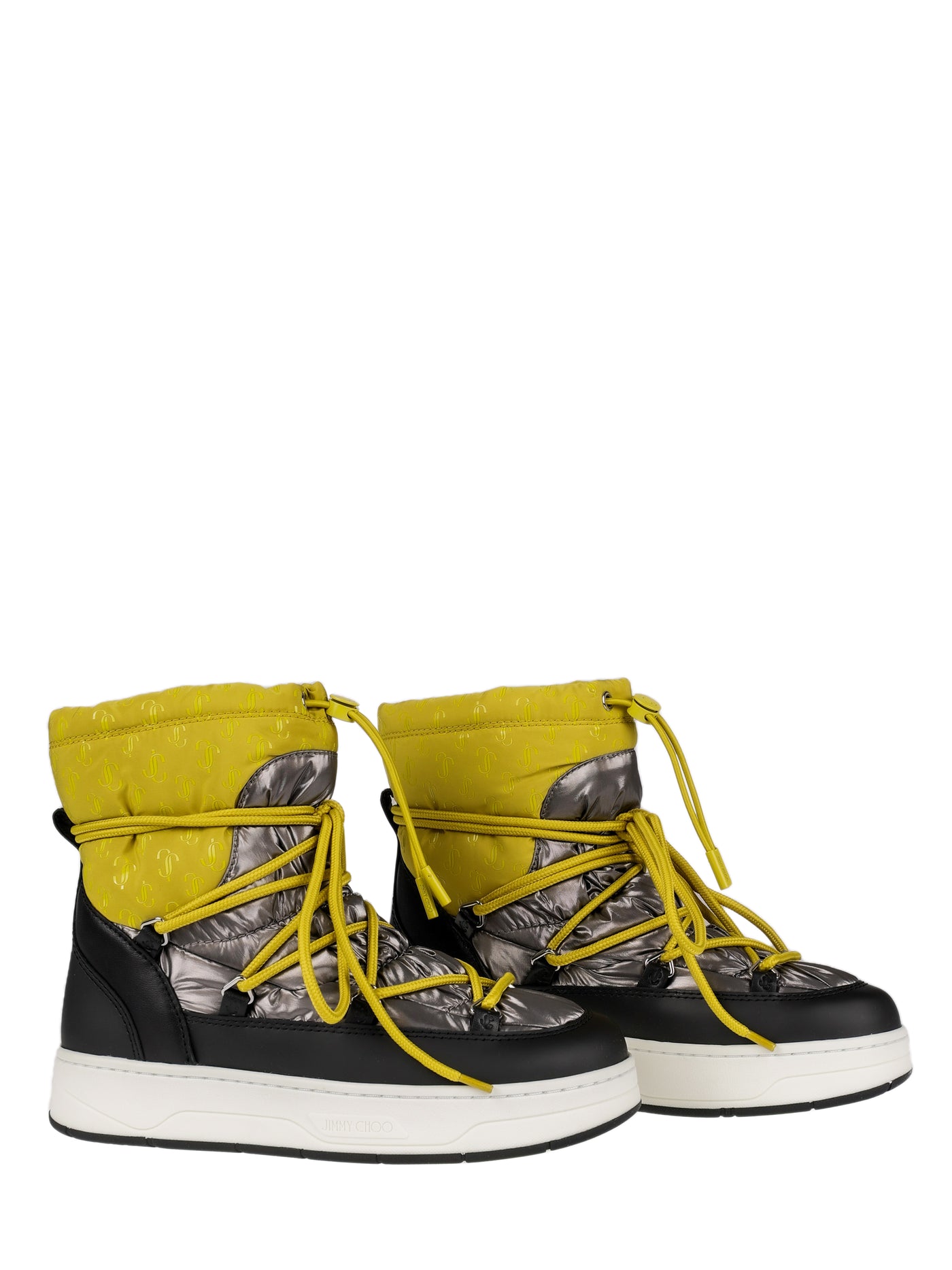 JIMMY CHOO LEATHER SNOW ANKLE BOOTS