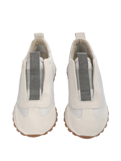 BRUNELLO CUCINELLI WHITE SNEAKERS 