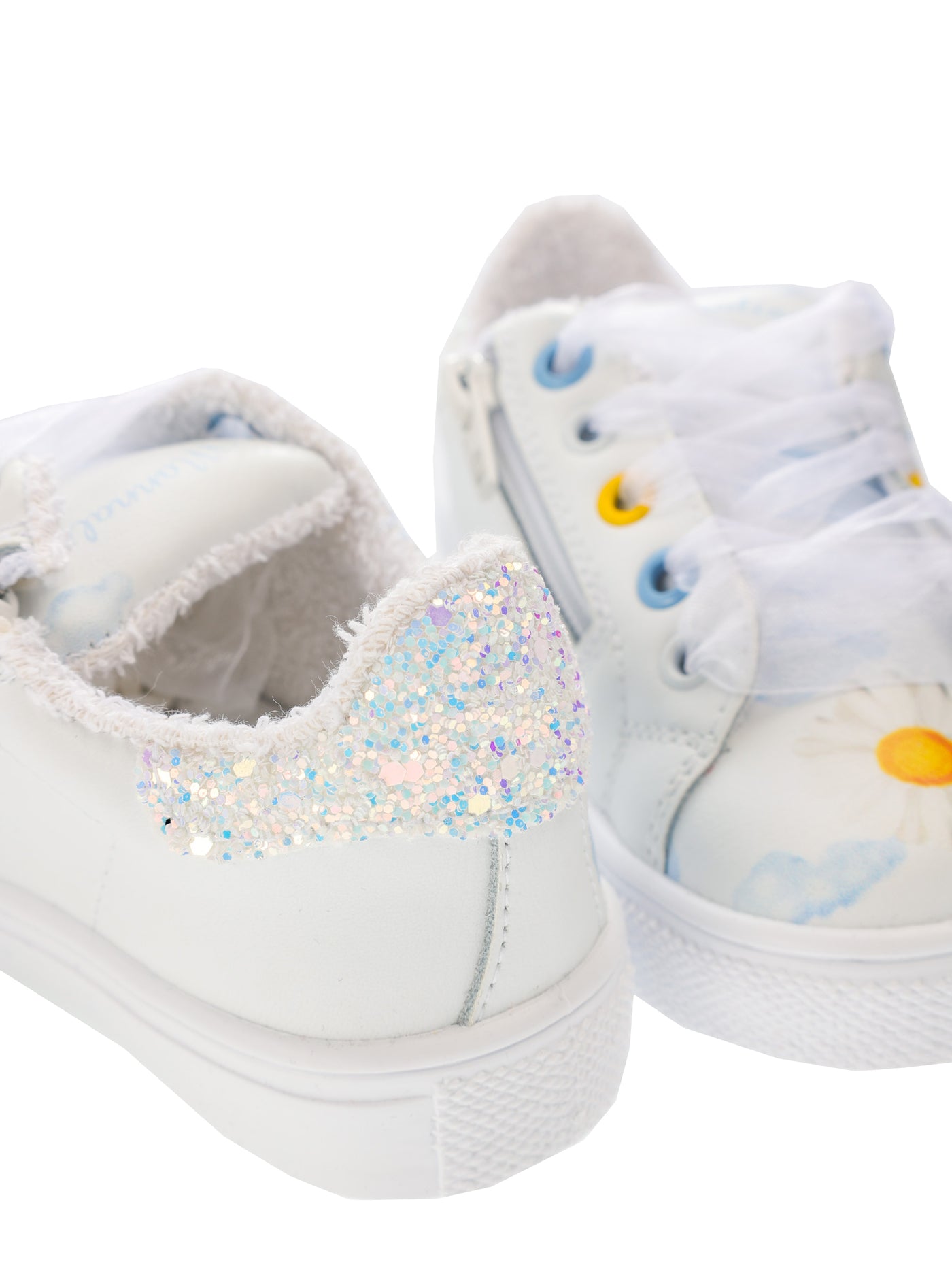 MONNALISA KIDS LEATHER SNEAKERS