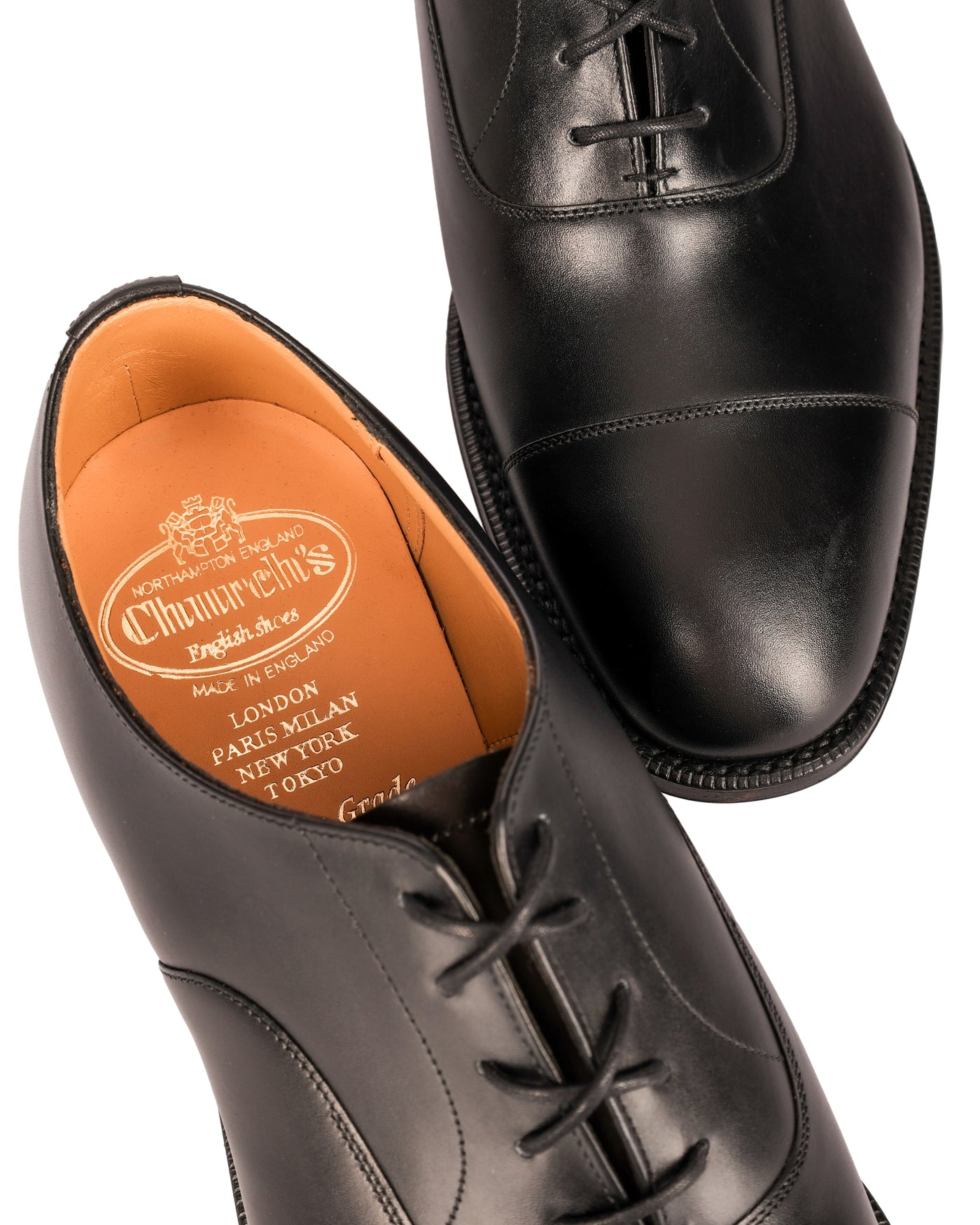 CHURCH'S LEATHER LACE-UP SHOES